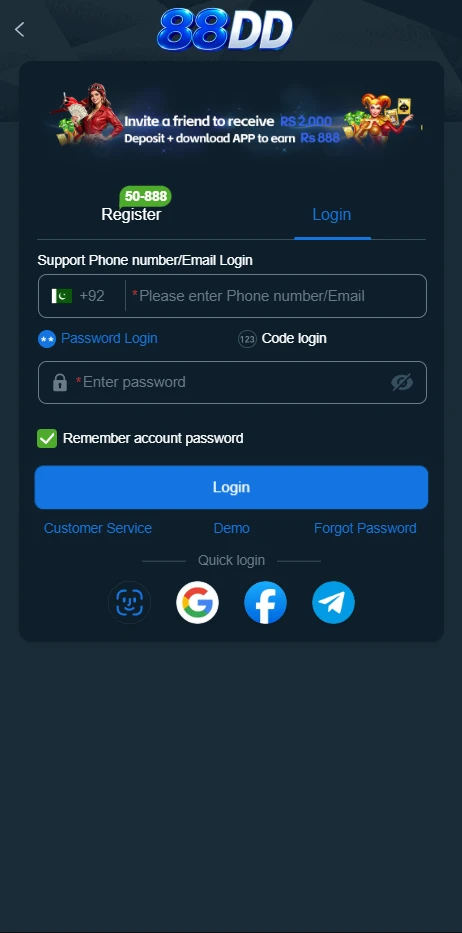 88dd game Login